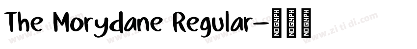 The Morydane Regular字体转换